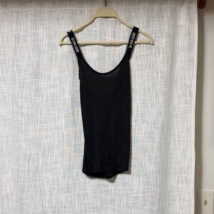 Nike Black Tank Top with Logo Straps